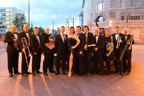 The band on a corporate event in Central London