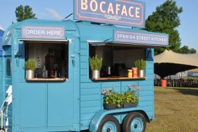 Our beautifully restored horsebox kitchen.