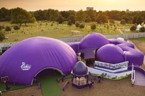Cadbury's bespoke branded domes and tunnels