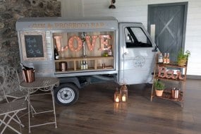 Gin & Prosecco van with bubbly on tap in Scotland