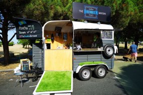 Our converted Rice Horsebox Bar