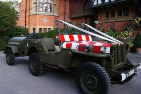 WW2 Jeep wedding car