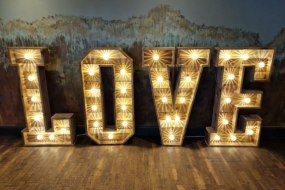 Rustic Vibe Light Up Letter Hire Profile 1