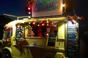 Toast Van at night