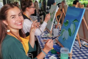 Paint & Sip in Style party