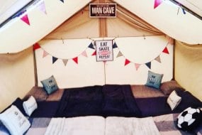 Man Cave in Our Safari Tent