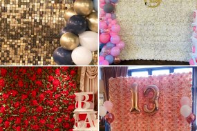 Sparkly Celebrations Flower Wall Hire Profile 1