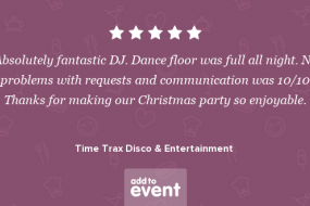 Time Trax Disco & Entertainment  Mobile Disco Hire Profile 1