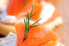 Hand made canapes - an Expresso speciality