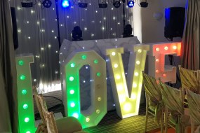 A. S. Party Events Light Up Letter Hire Profile 1