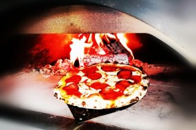 our gourgeus sourdough wood fired pizza