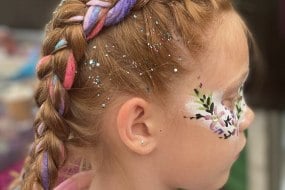 Messy Gypsy Events- Face painting and Hair Braiding Glitter Bar Hire Profile 1