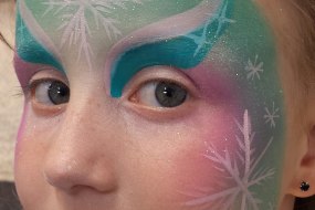 Frozen face paint