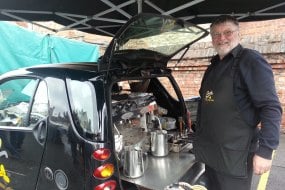 Mobile Coffee from the back of a Smart Car