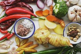 Fresh Thai ingredients
