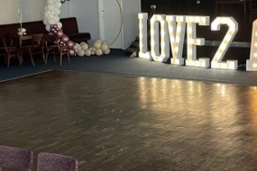 Balloons & Bakes Light Up Letter Hire Profile 1