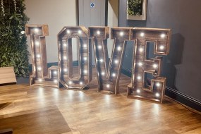 OMG EVENT HIRE Flower Letters & Numbers Profile 1
