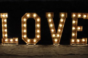The Cotswold Hay Bale Company Light Up Letter Hire Profile 1