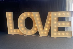 Easy and Elegant Weddings and Events  Light Up Letter Hire Profile 1