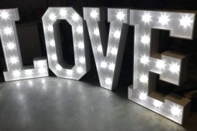 Sweetalicious Events Light Up Letter Hire Profile 1