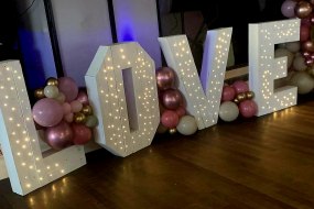 SM Trax Light Up Letter Hire Profile 1