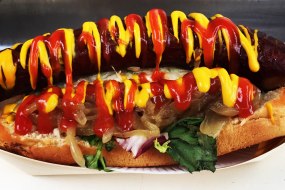 Smoked bratwurst
