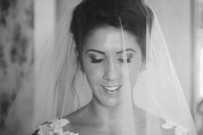 Photo of bride on wedding day 