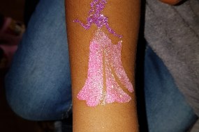 Glitter tattoo