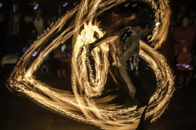 Fire, performer, entertainer, spinner, shows