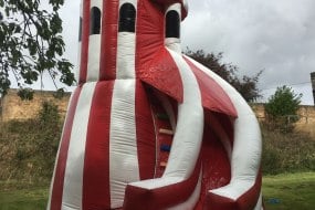 Helter Skelter inflatable slide hire in Norwich