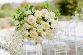 wedding venue ceremony floral center piece