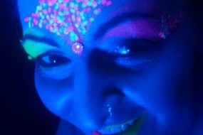 UV Glitter facepaintingmerseyside.co.uk