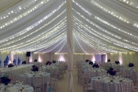 pea light canopy to enhance your event marquee