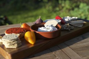 Vegan homemade cheeses