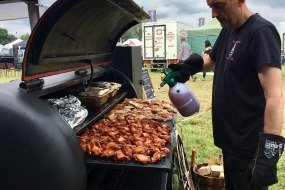 Hot wings and smoked sausage