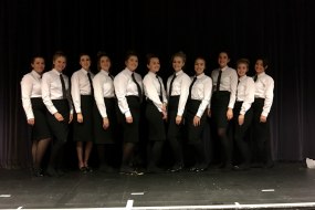 Our wonderful silver service catering team