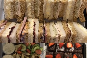 We use fresh freshly mixed filling and carved meatson all buffet sandwiches