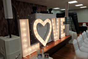 The Boogie Knight Light Up Letter Hire Profile 1