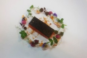 Gin cured salmon
