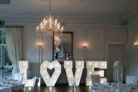 Gumdrops and Rainbows Light Up Letter Hire Profile 1