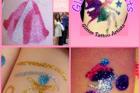 GLITTERGIRLSHERTS motor cross eye of Horus & princess glitter tattoos