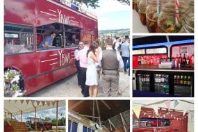 Huw Bach our Converted Double Decker Bus offering a full pop up pub service perfect for large or small events, Festivals, Shows, Weddings, events