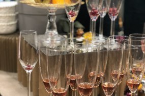 Bar set up for event