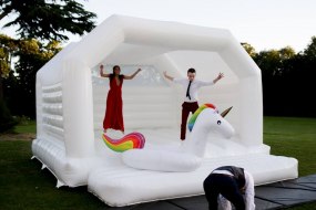 White Bouncy Castle