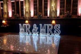 Somerset wedding DJ services Light Up Letter Hire Profile 1