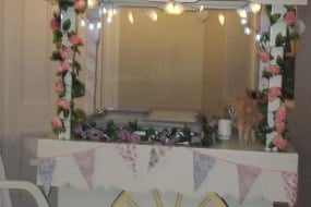 Diary Ice cream served from our unique hand cart for an evening wedding reception,decorated in shades of pink chosen by the bride