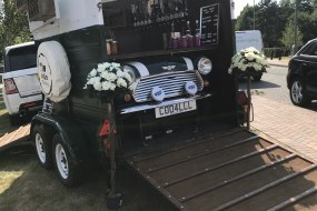 Converted vintage horse trailer trailer