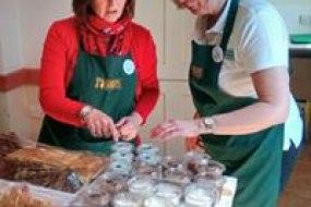 Preparing Car Rally lunches