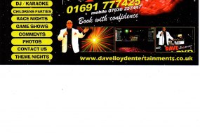 Dave Lloyd Entertainments Mobile Disco Hire Profile 1
