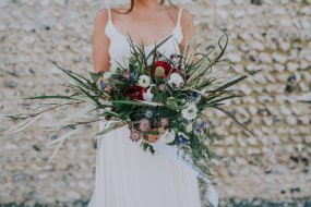 Rebel bride bouquet